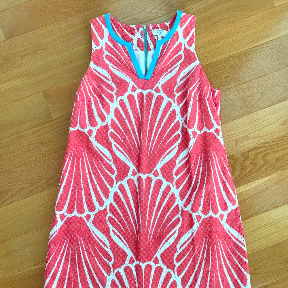 Crown & Ivy Sea shell eyelet dress